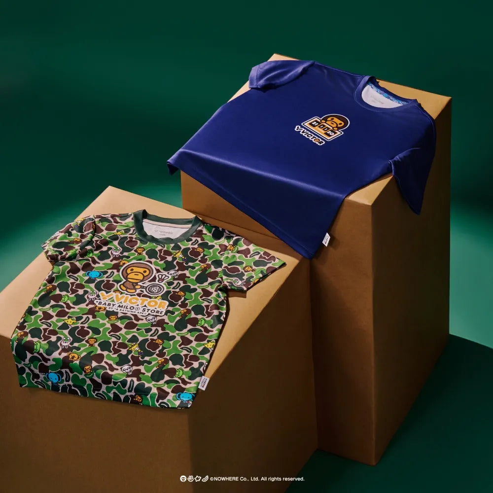 VICTOR x BABY MILO STORE® Junior Knitted T-Shirt T-501JRBM F