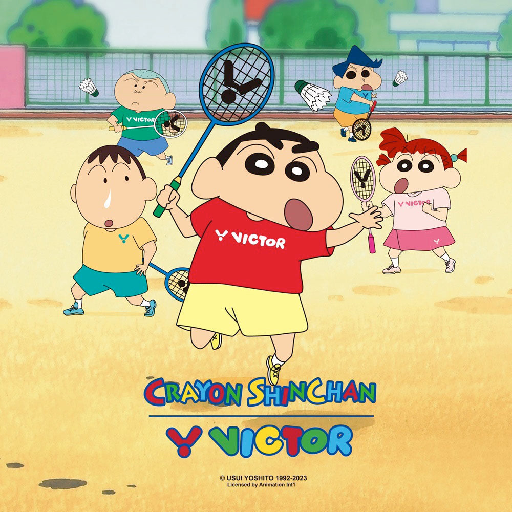 Victor X Crayon Shinchan T-shirt [Black](T-404CS C) – J Zone