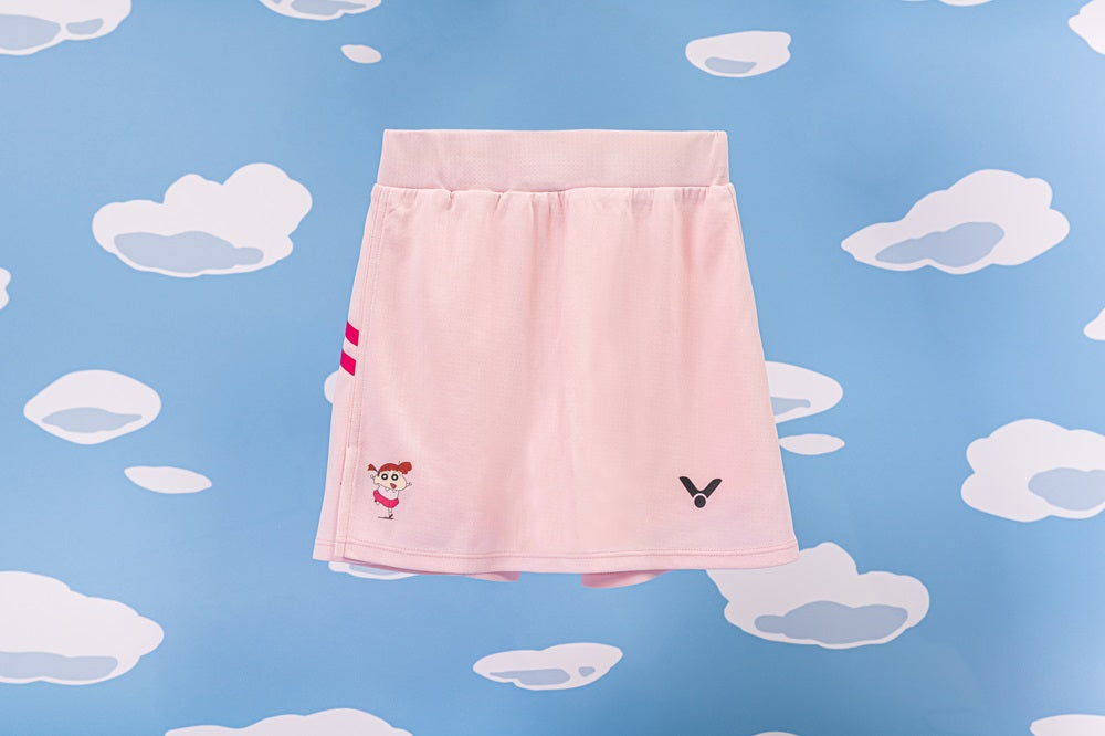 Victor X Crayon Shinchan Sport Skirt [Pink](K-405CS I)