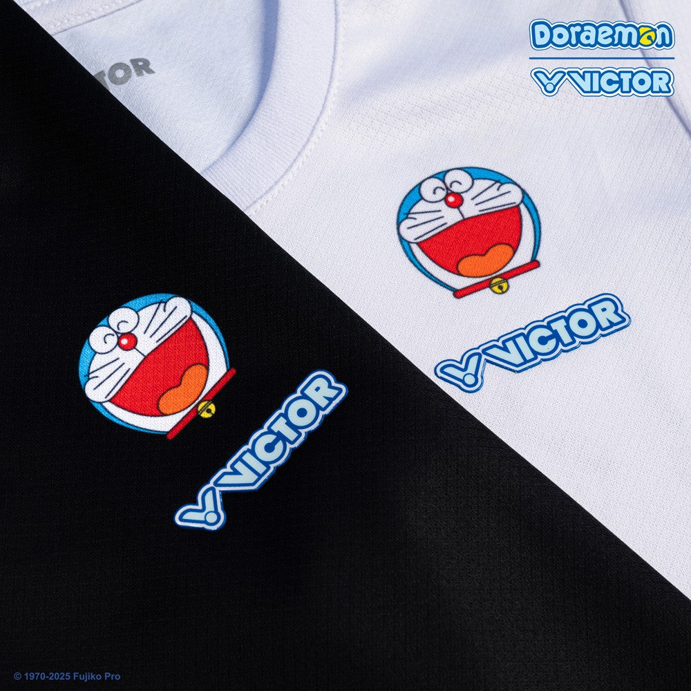 Victor X Doraemon Shirt (T-504DRM C) [Black] – J Zone