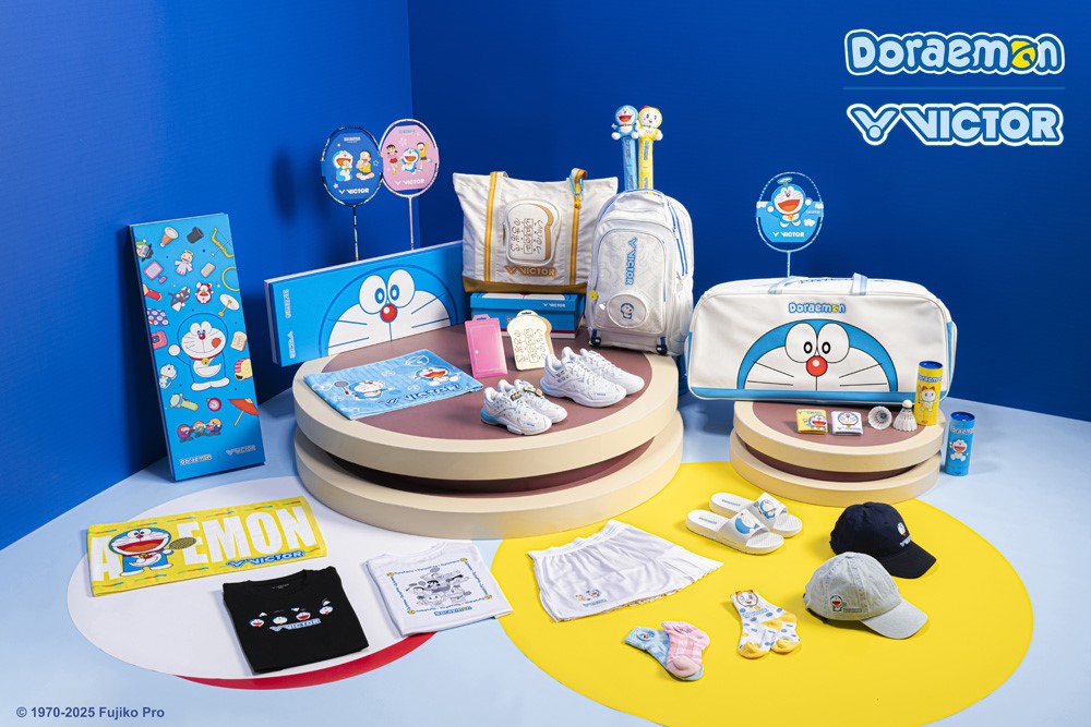 Victor X Doraemon Wristband (C-2098DRM) [Light Blue]