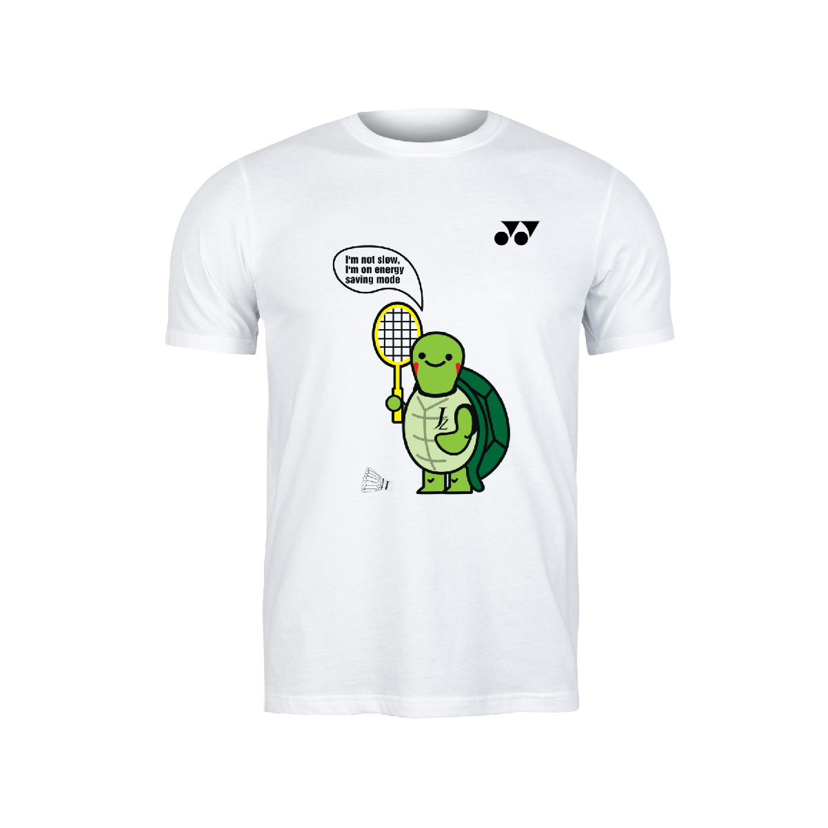 JZONE Limited Edition I'm Slow Turtle Shirt [White]