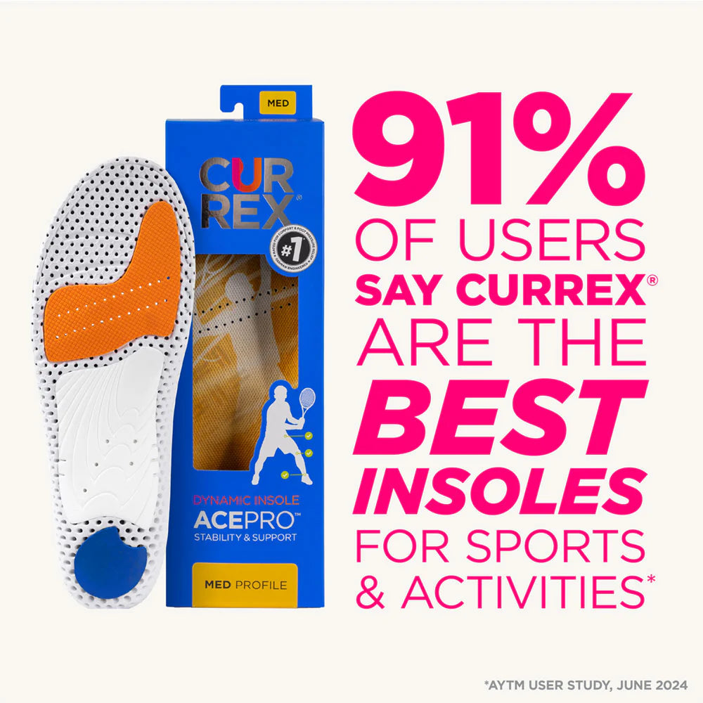 Currex AcePro Insoles [Med Profile]