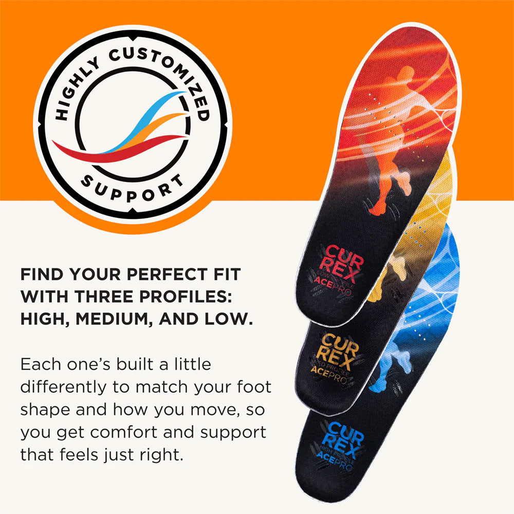 Currex AcePro Insoles [Med Profile]