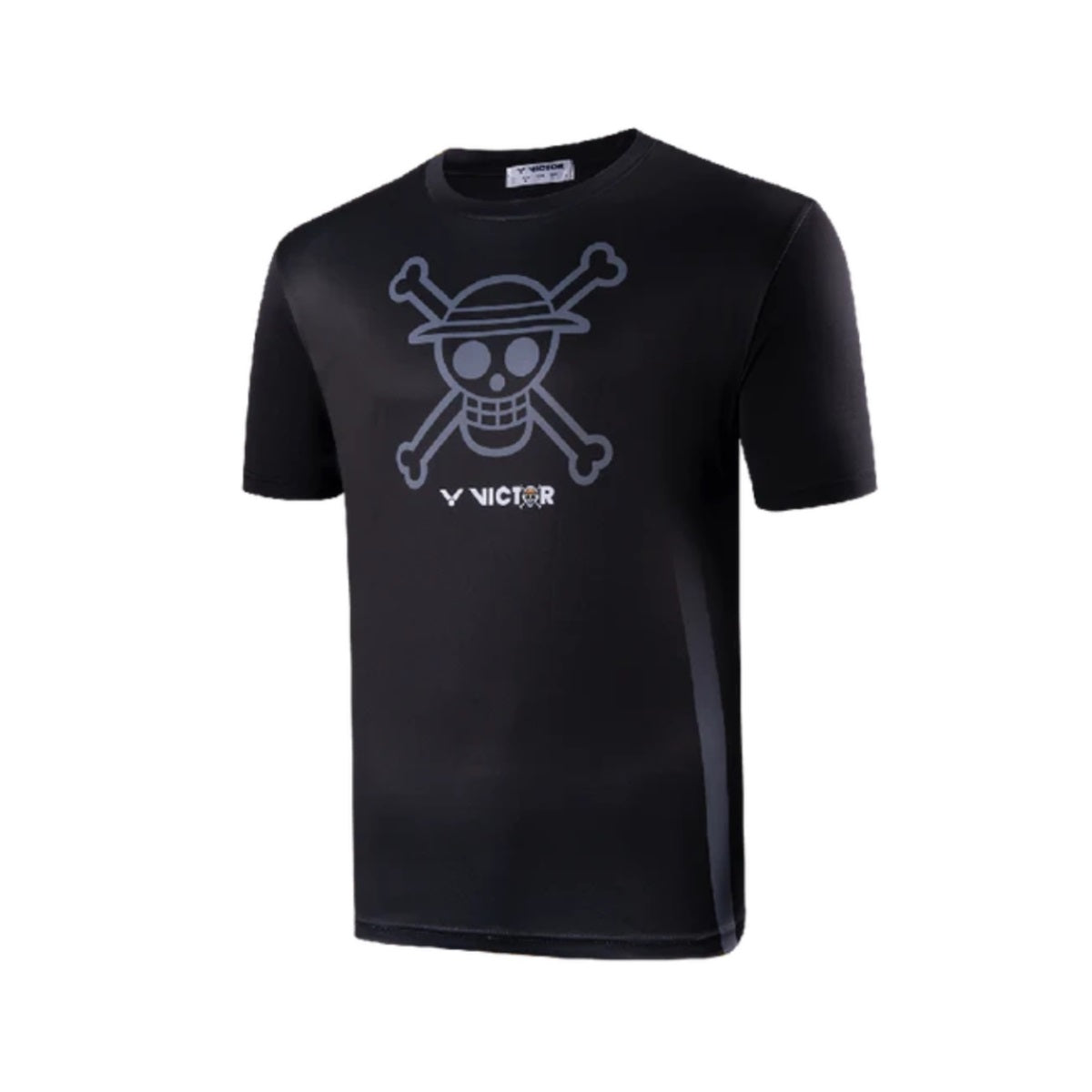 Victor X One Piece Luffy Skull T-shirt [Black](T-OP2-C)