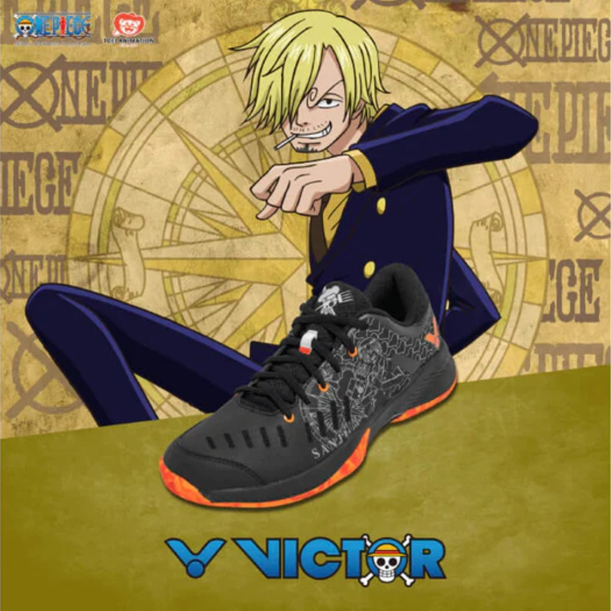 Victor X One Piece Sanji (Men's)