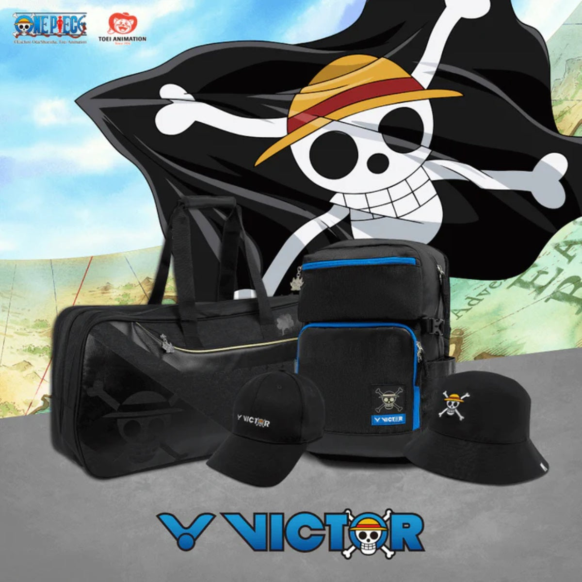 Victor X One Piece Luffy Skull X Thousand Sunny Backpack (BR01OP C)