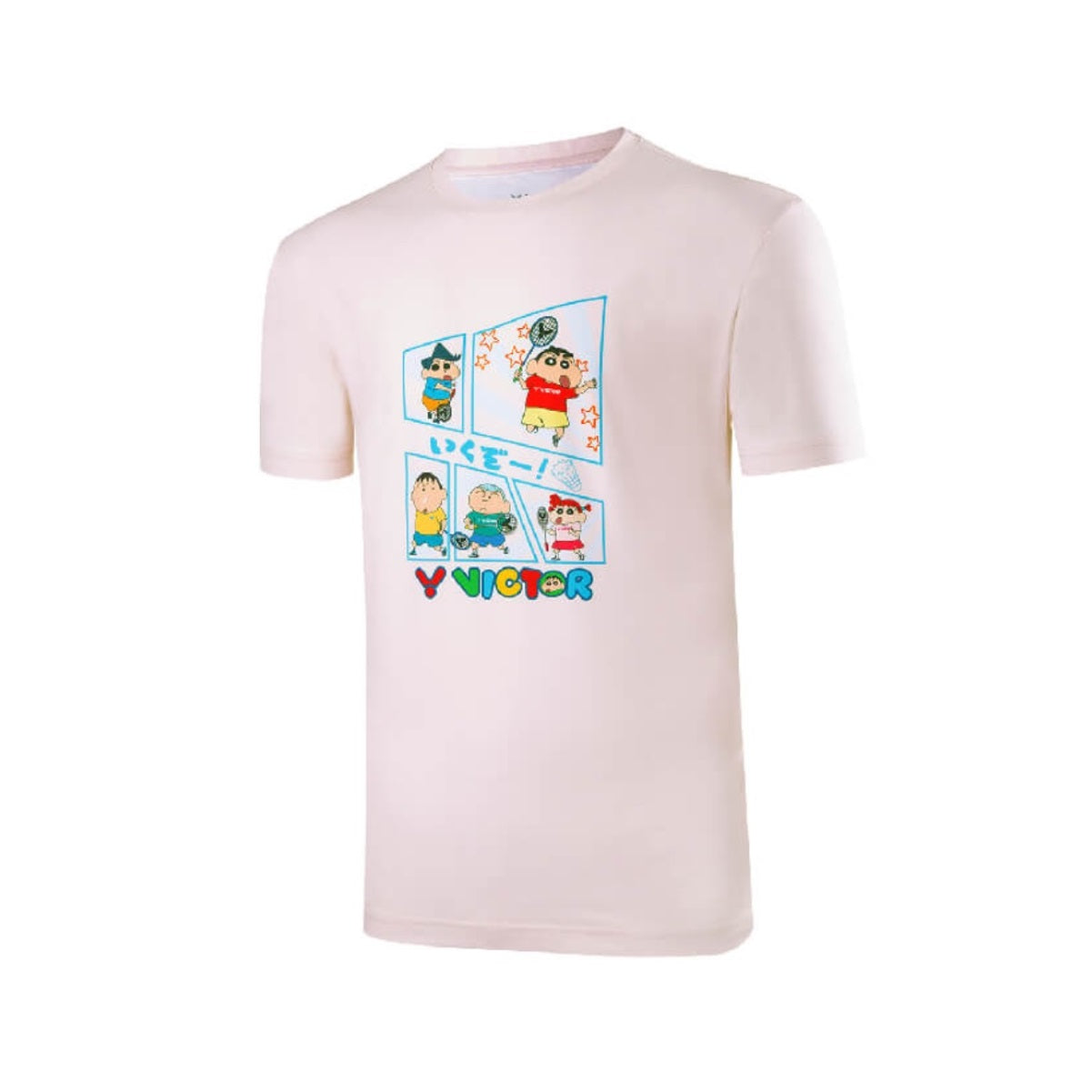 Victor X Crayon Shinchan T-shirt [White](T-404CS L)