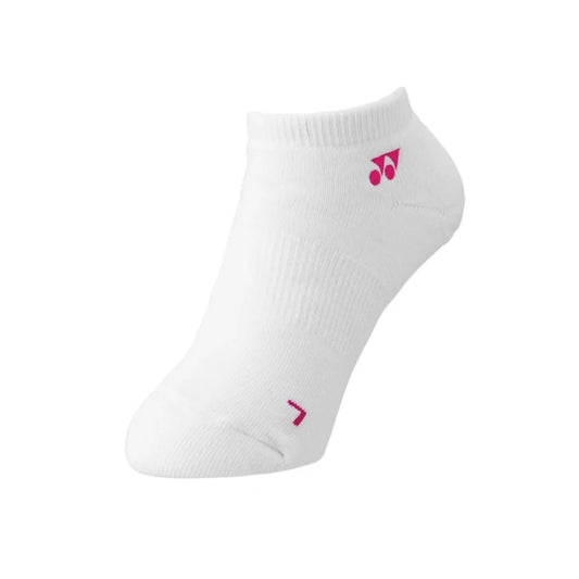 Yonex Sport Low Cut Socks [White with Pink logo]
