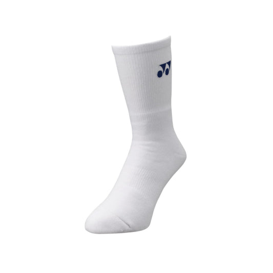 Yonex Sport Crew Socks [White with Pink Logo]