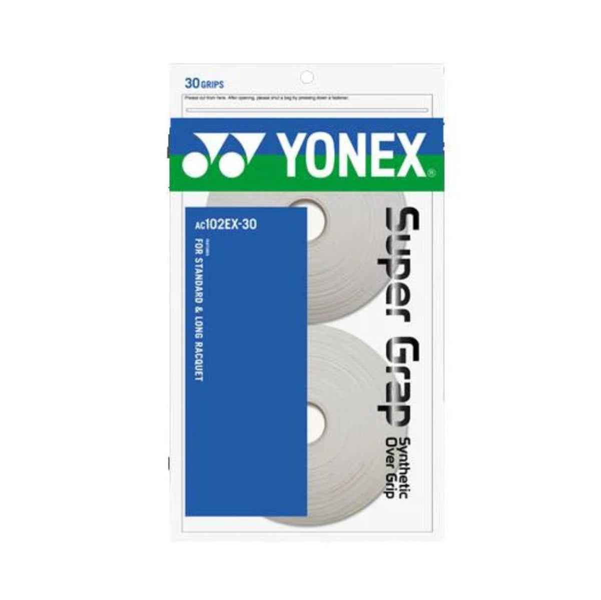 Yonex Super Grap 30 Overgrips [White] (AC102EX)