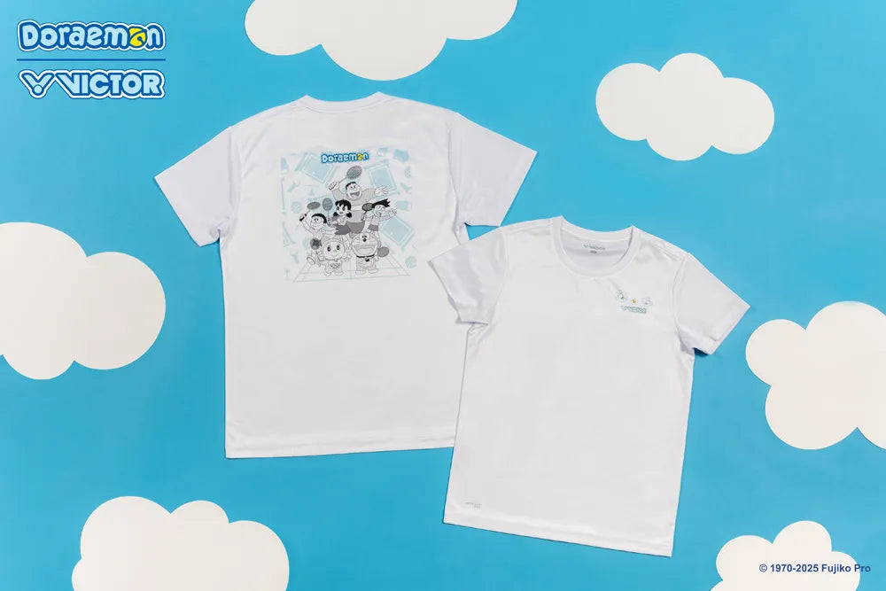 VICTOR Doraemon Knitted T-Shirt T-525DRM A