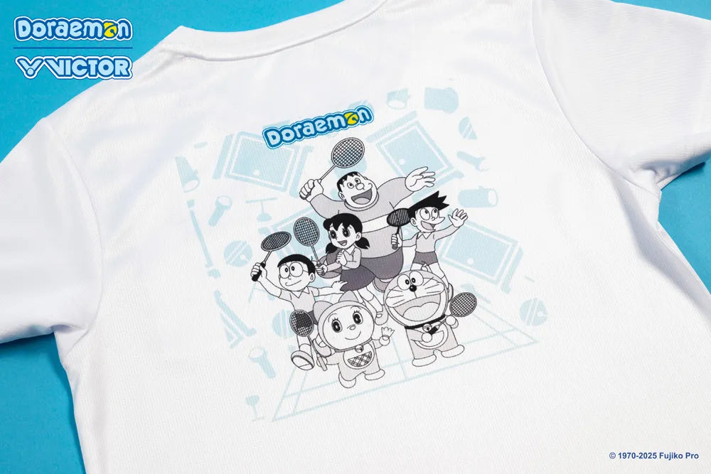 VICTOR Doraemon Knitted T-Shirt T-525DRM A